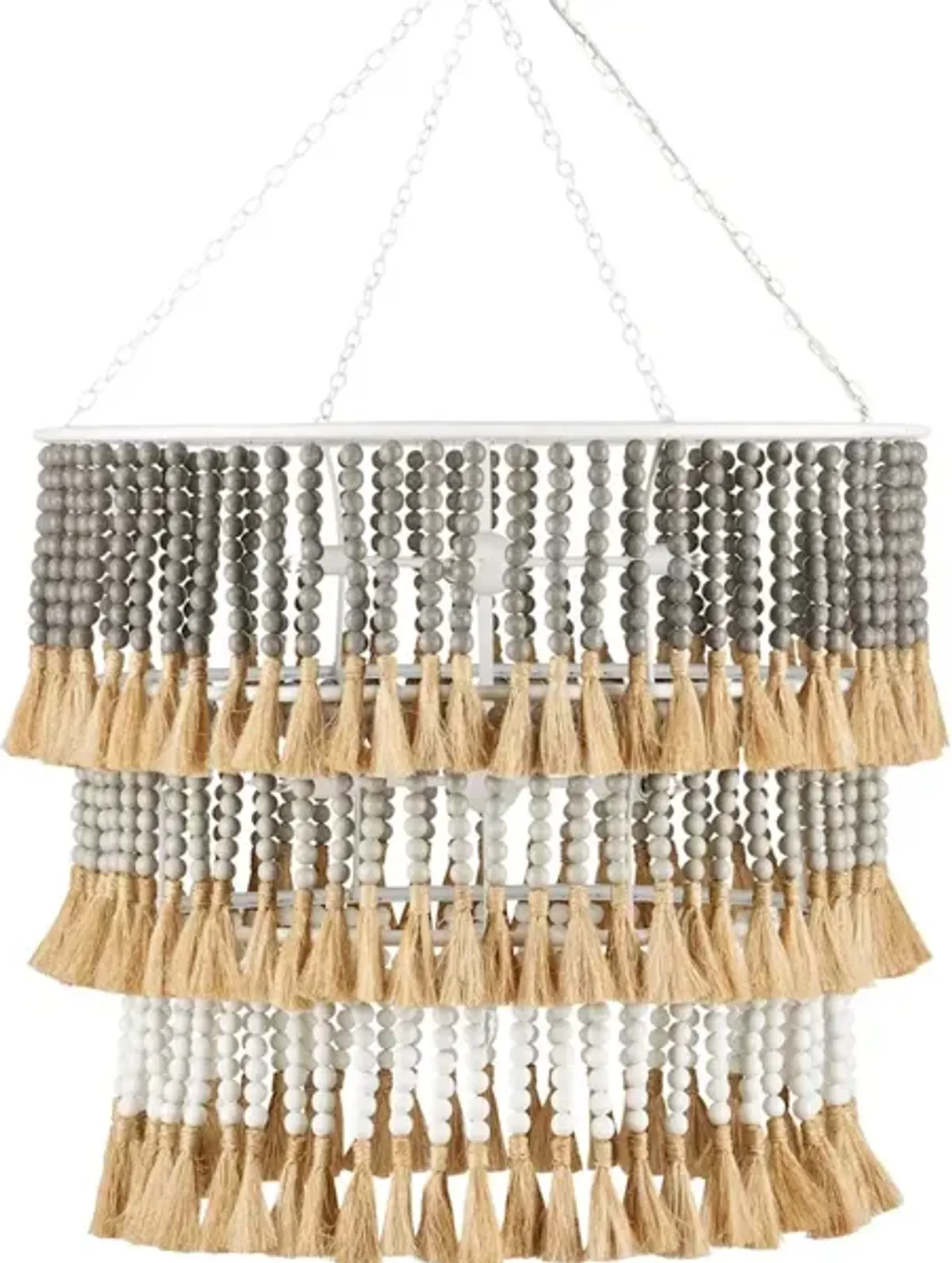 St. Barts Taupe Chandelier