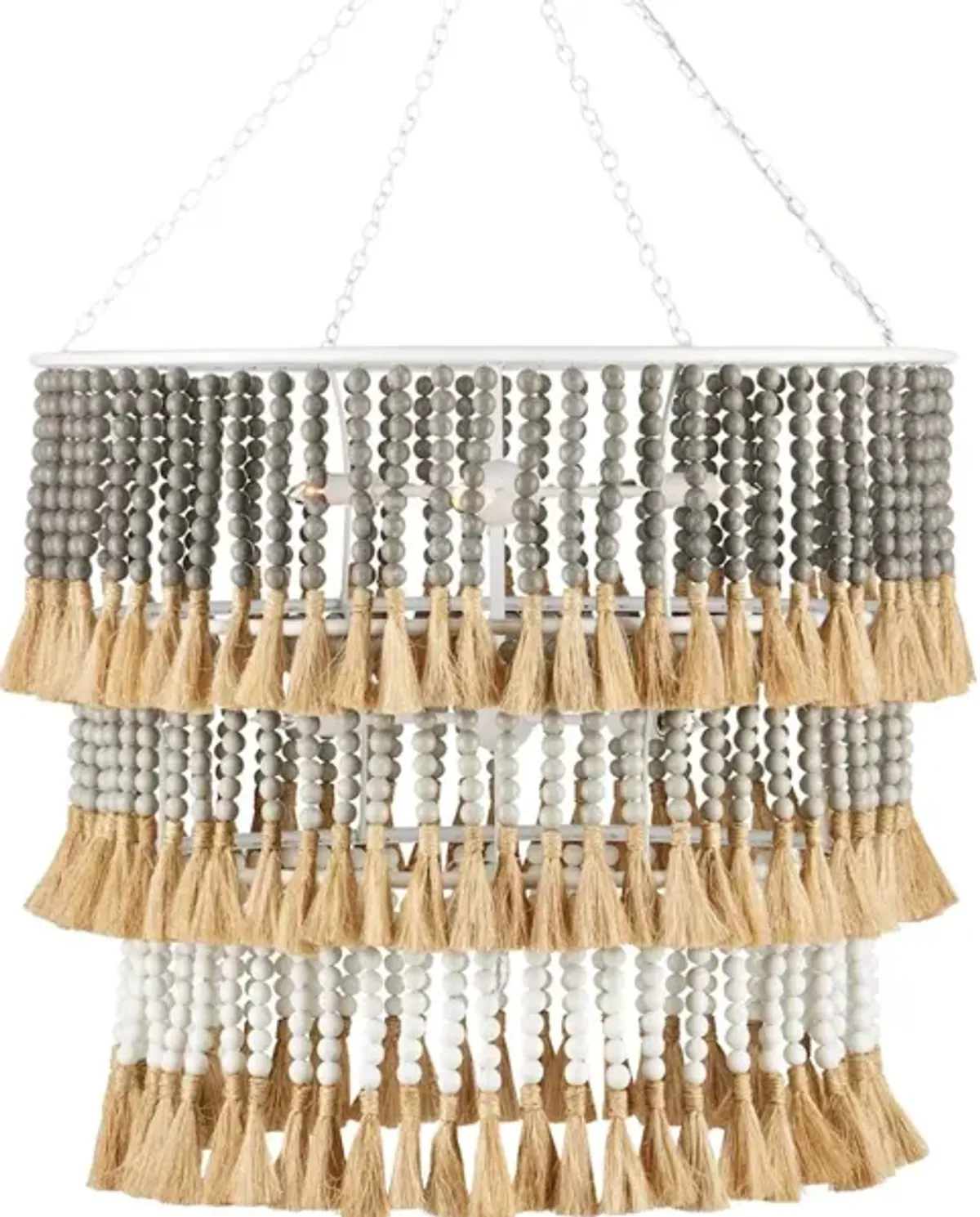 St. Barts Taupe Chandelier