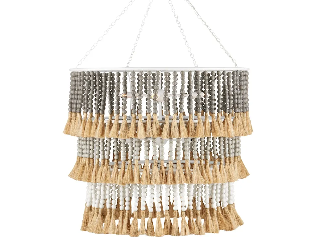 St. Barts Taupe Chandelier