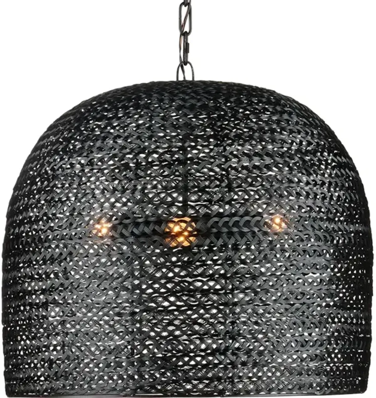 Piero Medium Black Chandelier