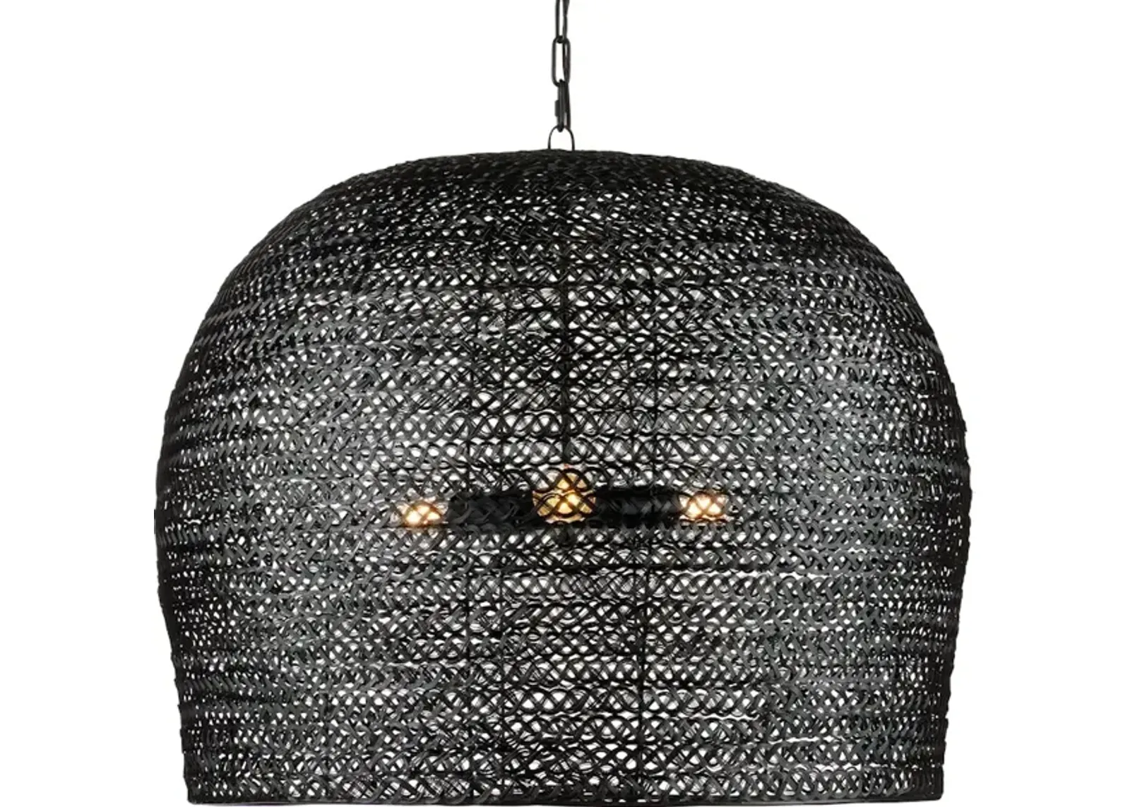 Piero Large Black Chandelier