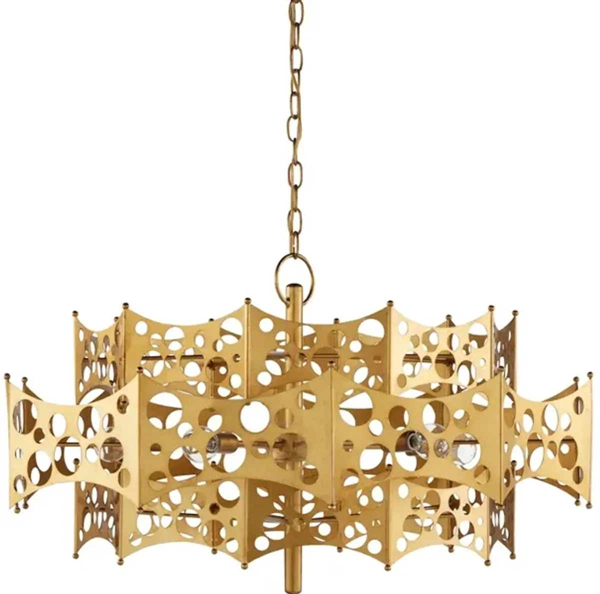 Emmental Gold Chandelier