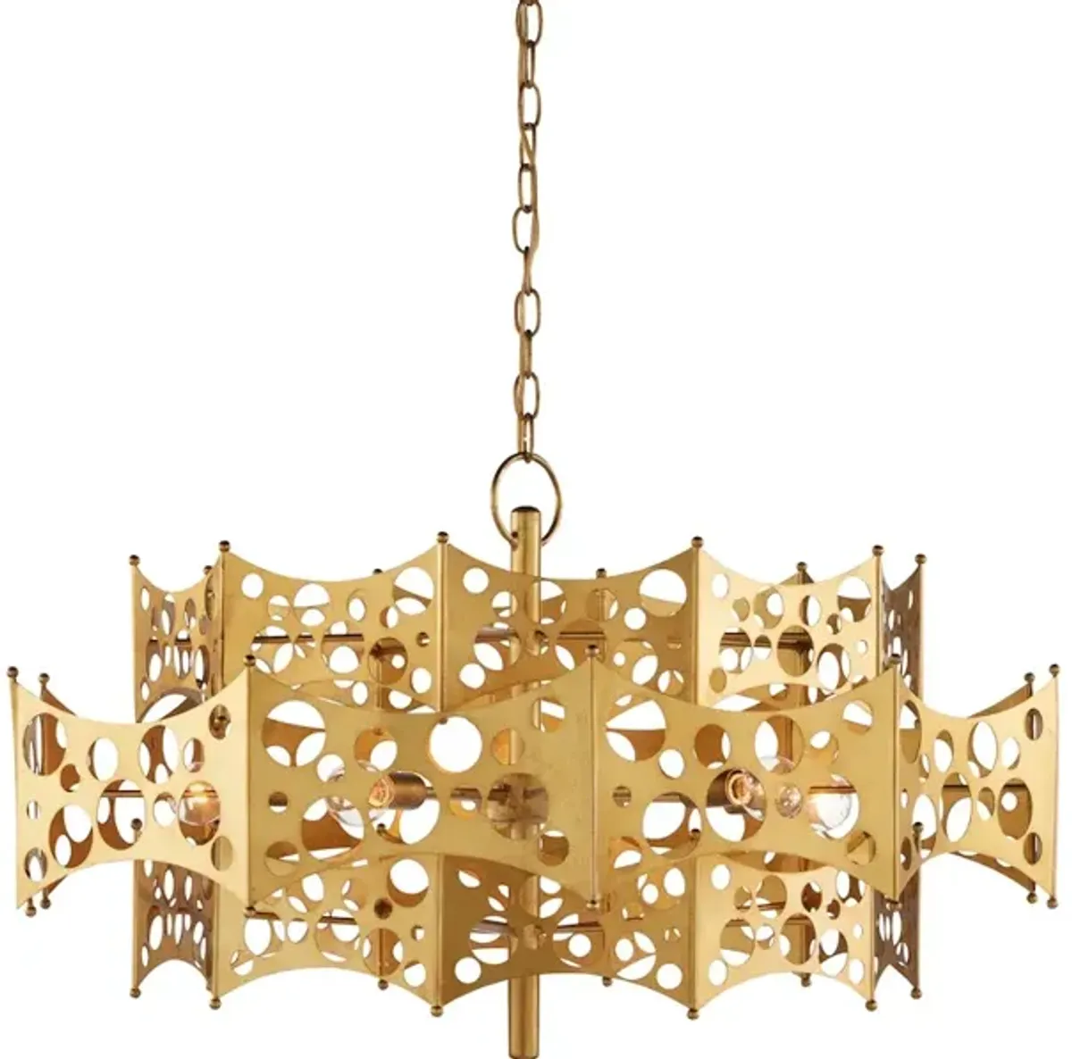 Emmental Gold Chandelier