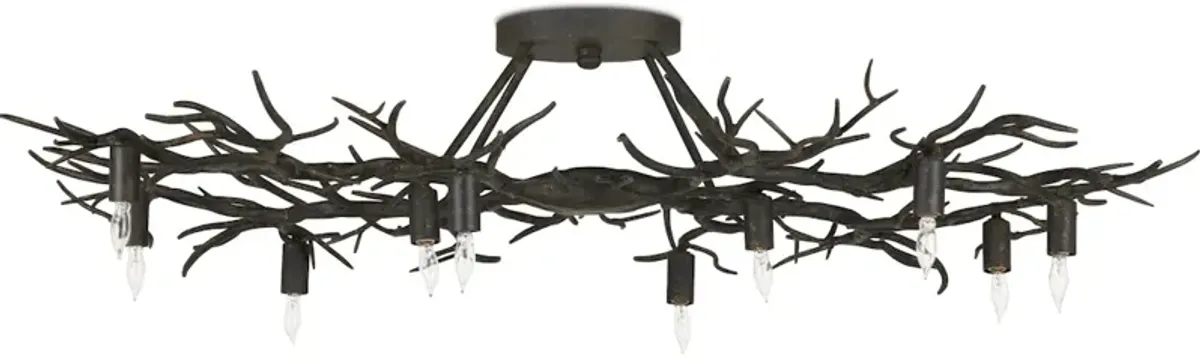 Rainforest Bronze Semi-Flush Mount