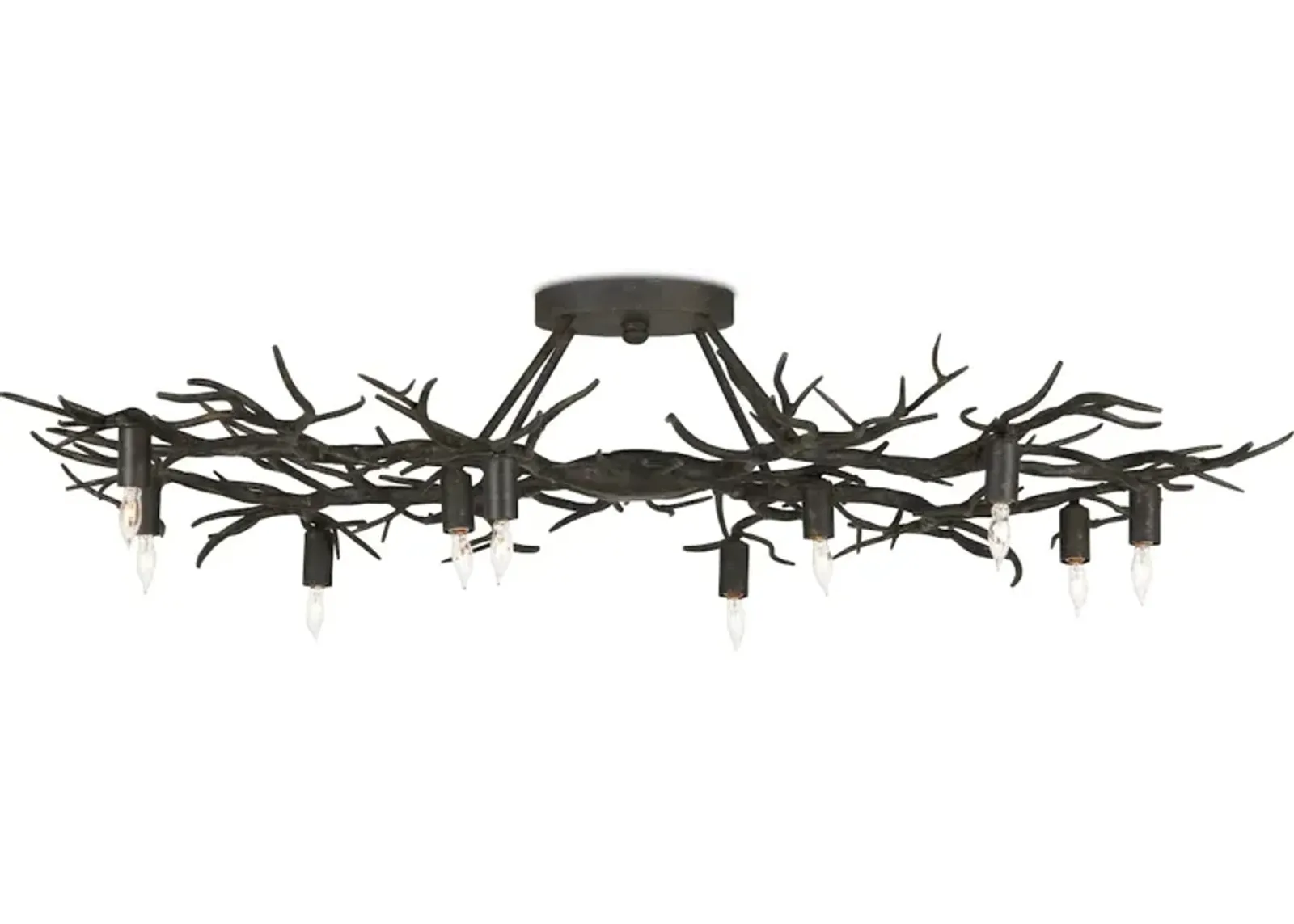 Rainforest Bronze Semi-Flush Mount