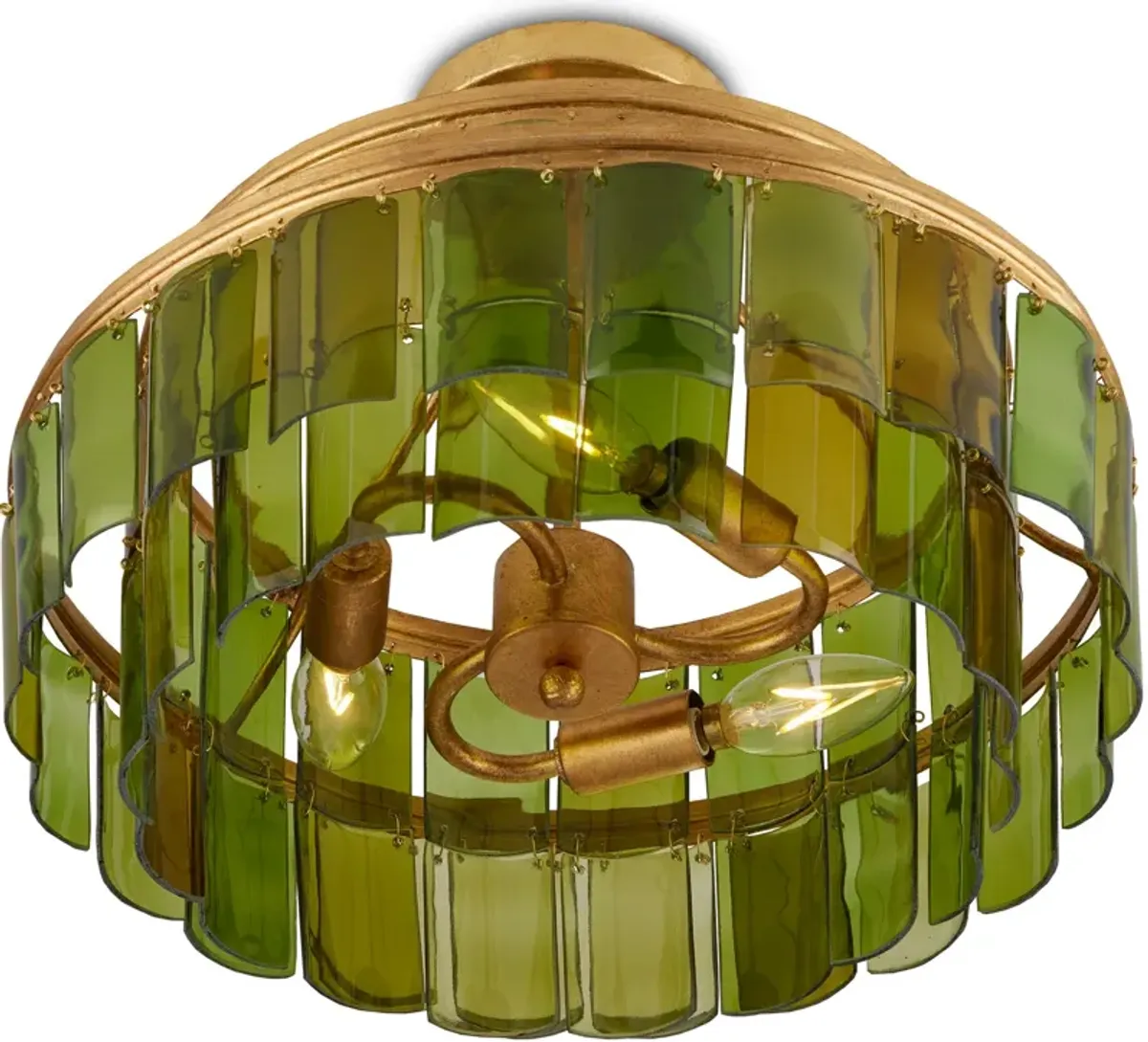 Vintner Green Semi-Flush Mount