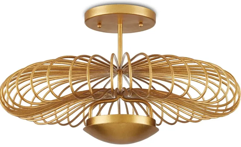 Sheereen Gold Semi-Flush Mount