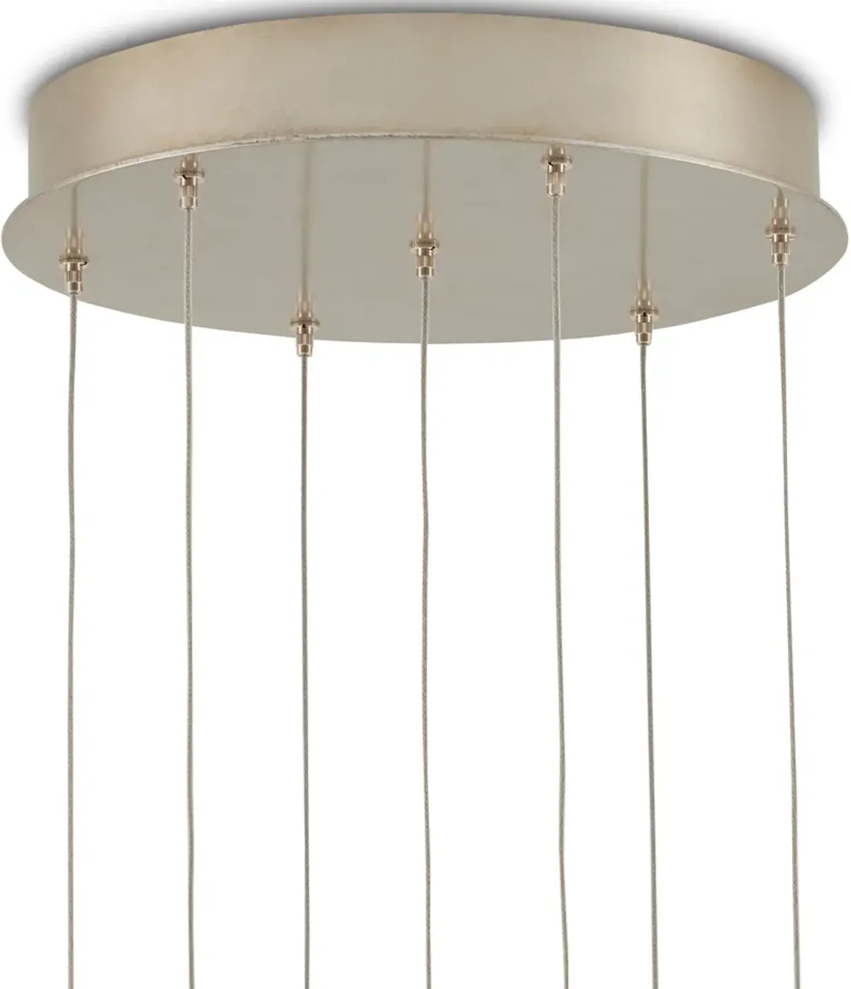 Beehive 7-Light Round Multi-Drop Pendant