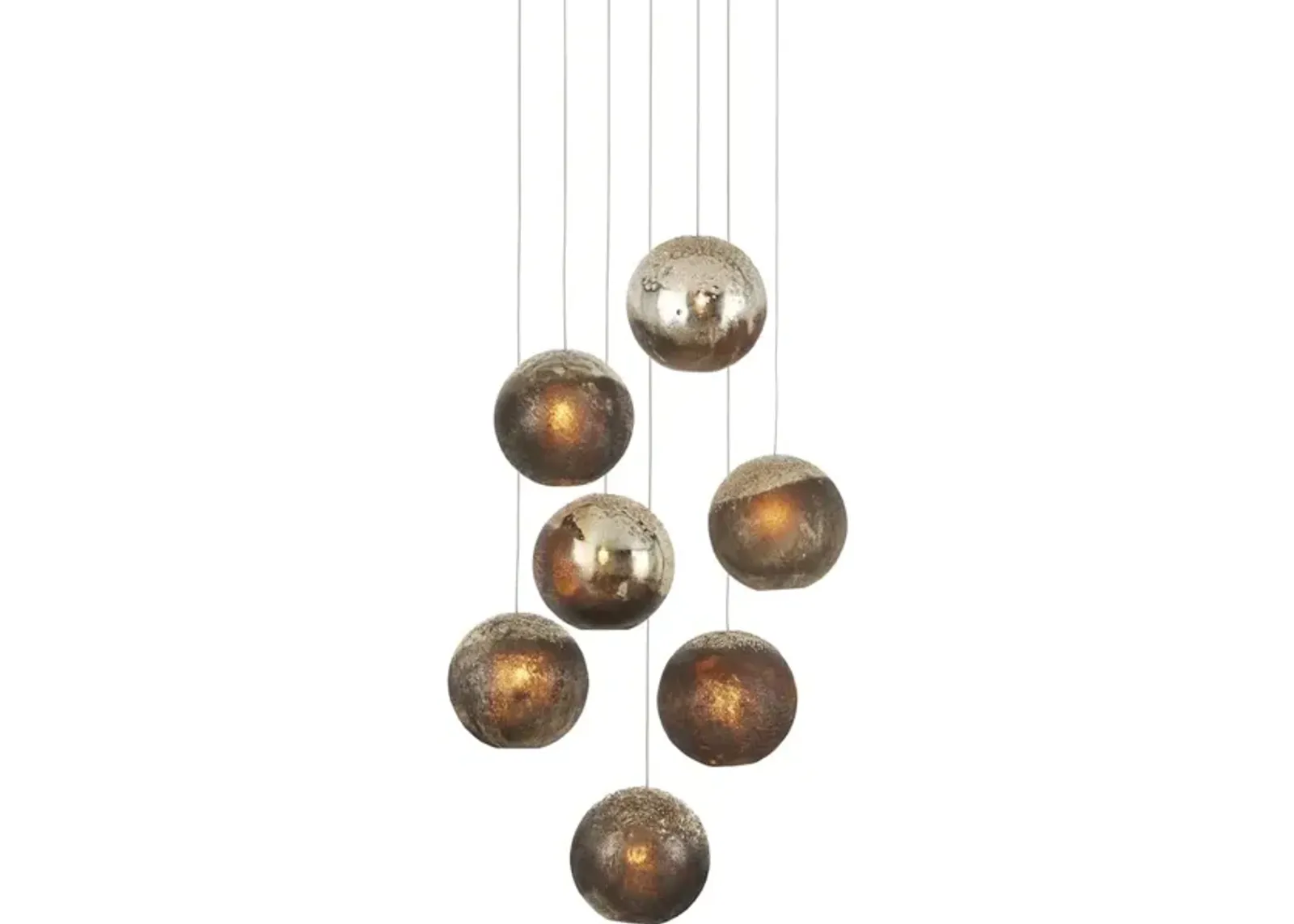 Pathos 7-Light Round Multi-Drop Pendant