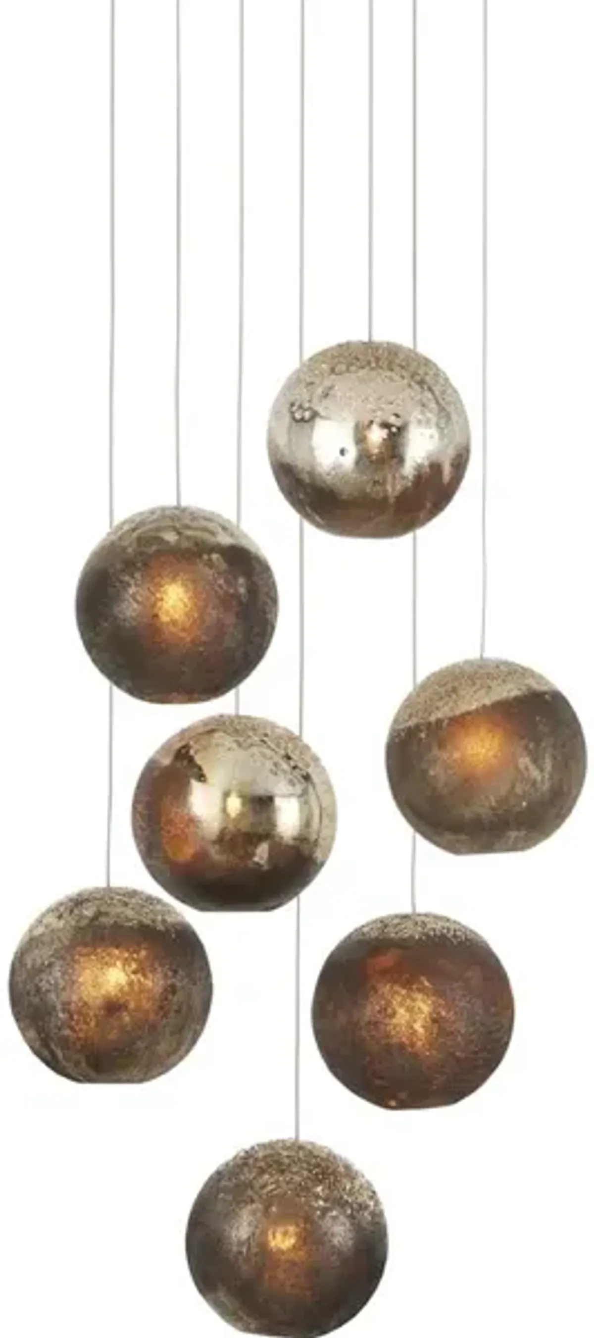 Pathos 7-Light Round Multi-Drop Pendant