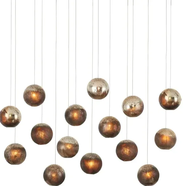 Pathos 15-Light Linear Multi-Drop Pendant