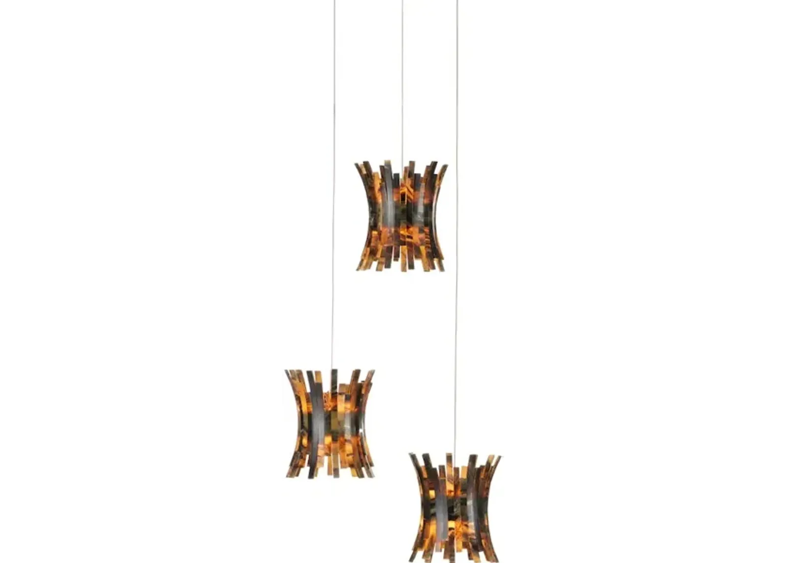 Alsop 3-Light Round Multi-Drop Pendant