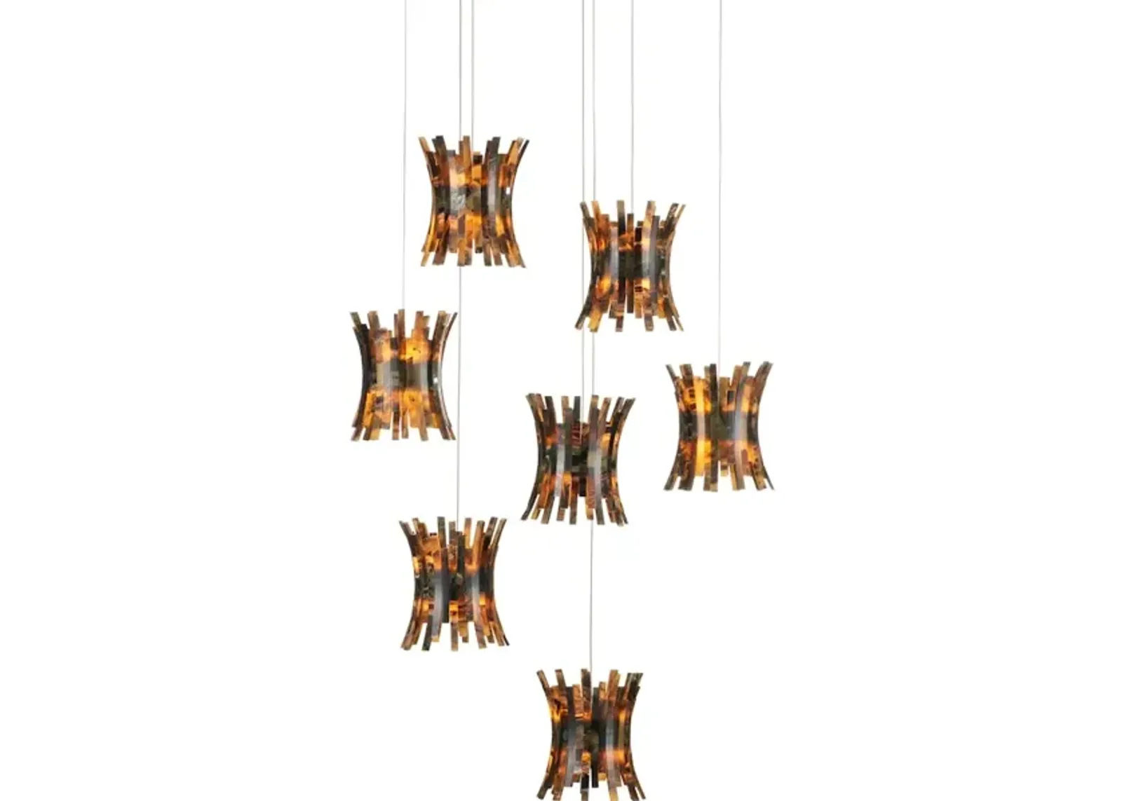 Alsop 7-Light Round Multi-Drop Pendant