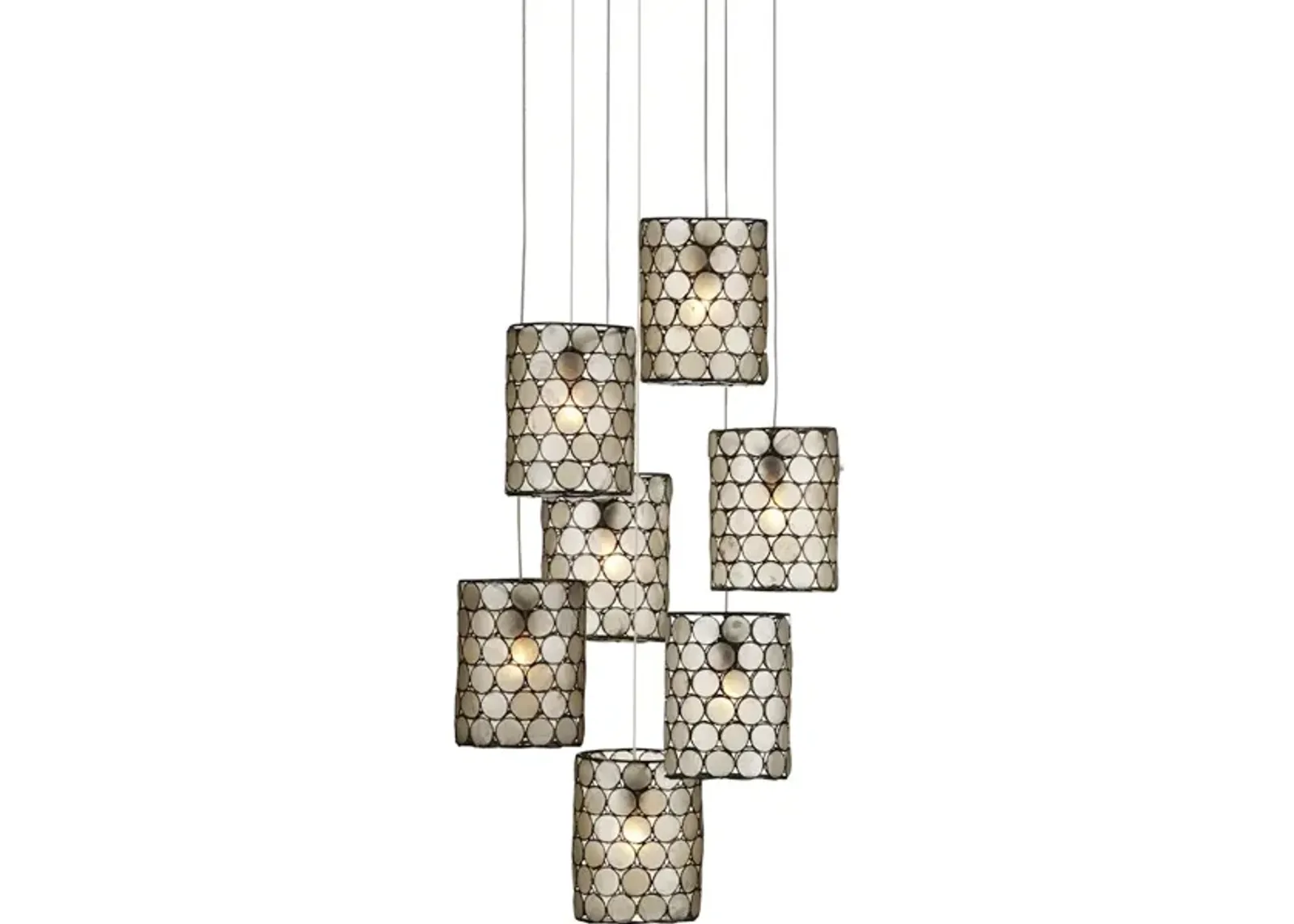 Regatta 7-Light Round Multi-Drop Pendant