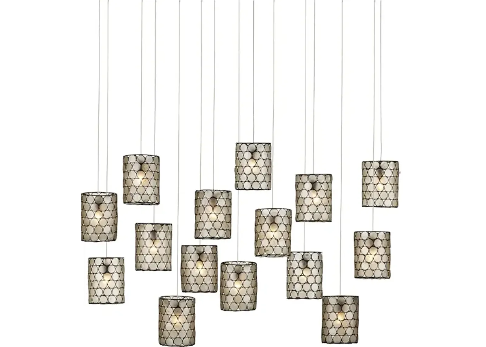 Regatta 15-Light Linear Multi-Drop Pendant