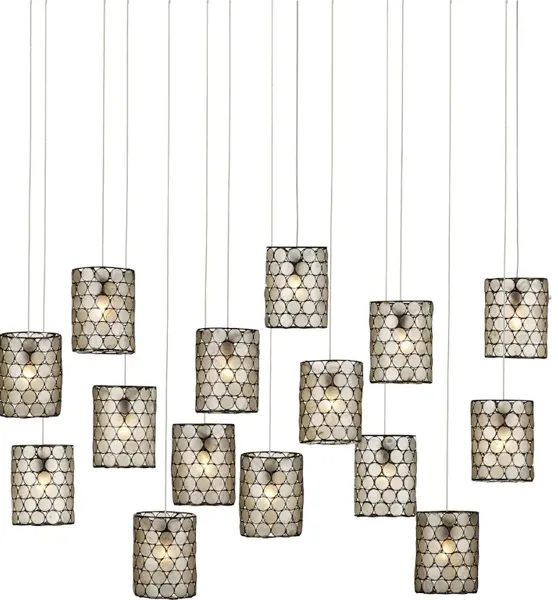 Regatta 15-Light Linear Multi-Drop Pendant