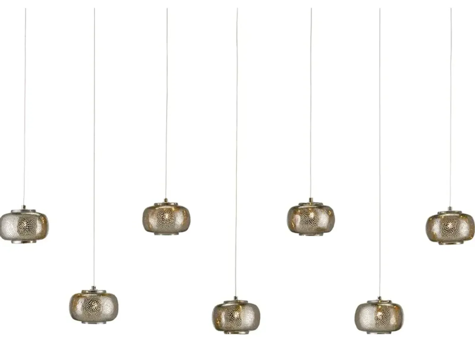 Pepper 7-Light Linear Multi-Drop Pendant