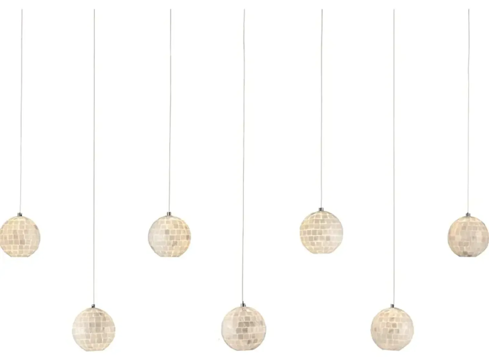 Finhorn 7-Light Linear Multi-Drop Pendant