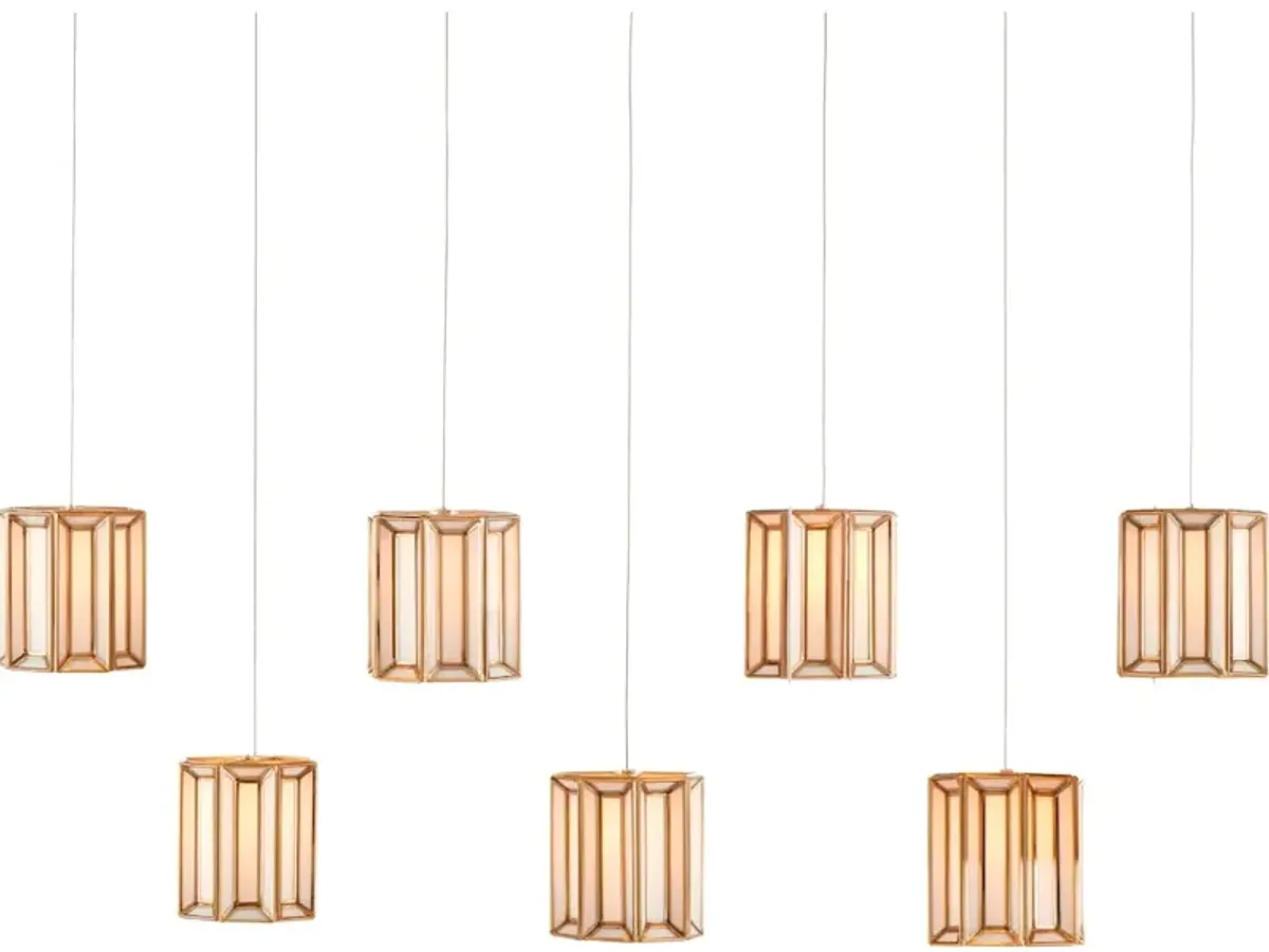 Daze 7-Light Linear Multi-Drop Pendant