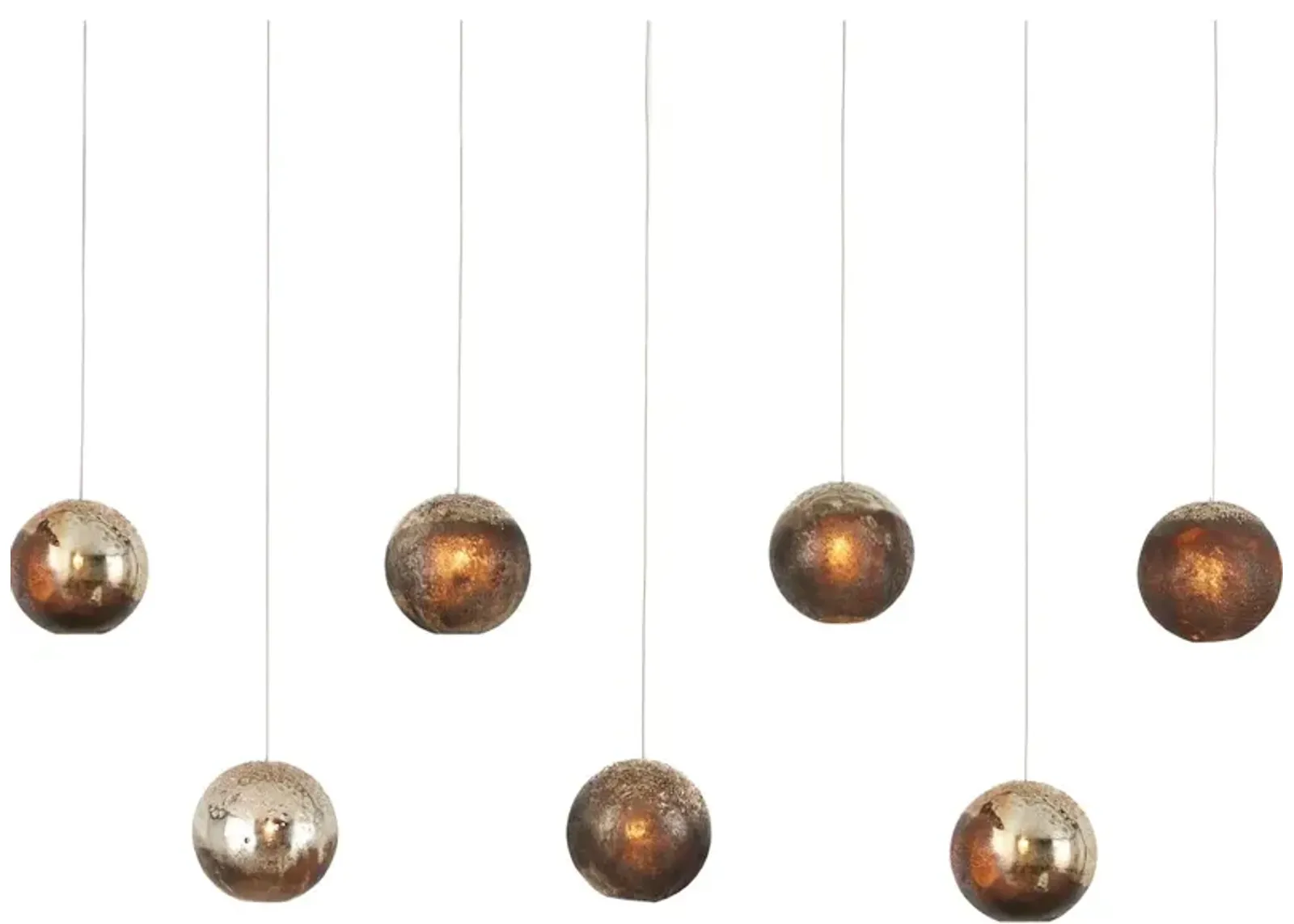 Pathos 7-Light Linear Multi-Drop Pendant