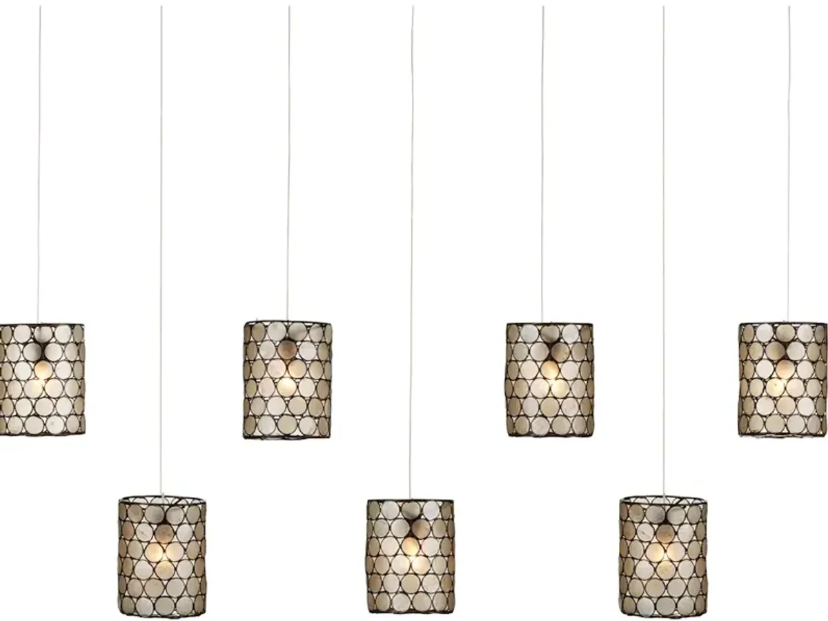 Regatta 7-Light Linear Multi-Drop Pendant