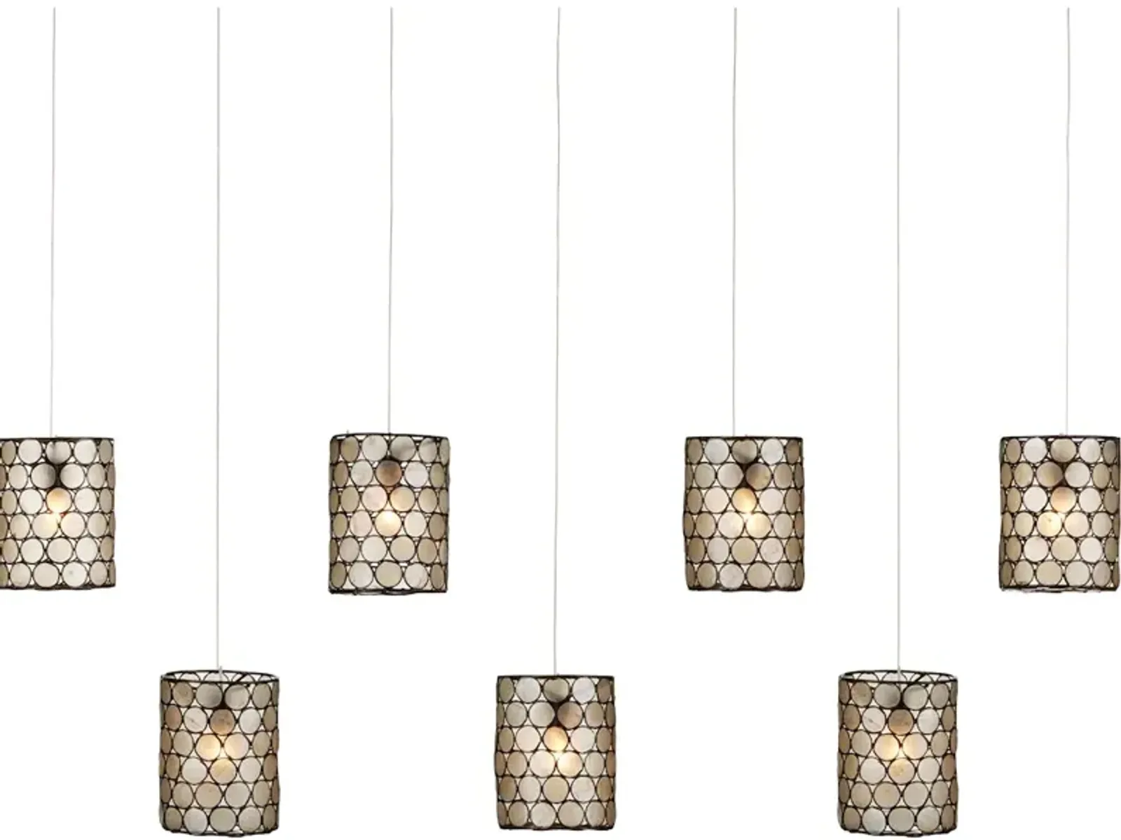 Regatta 7-Light Linear Multi-Drop Pendant