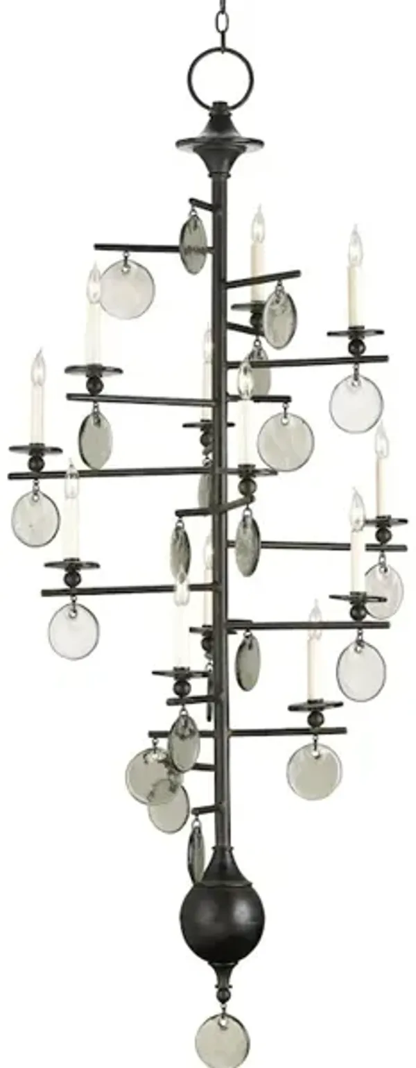 Sethos Large Black Chandelier