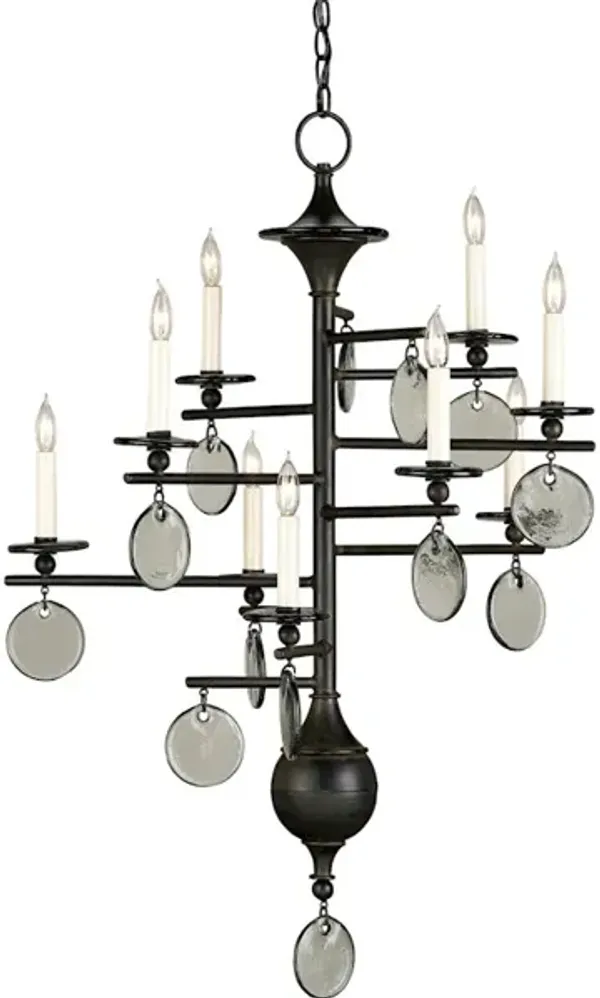 Sethos Small Black Chandelier