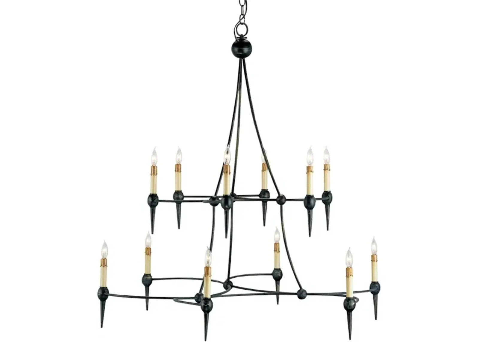 Danielli Black Chandelier