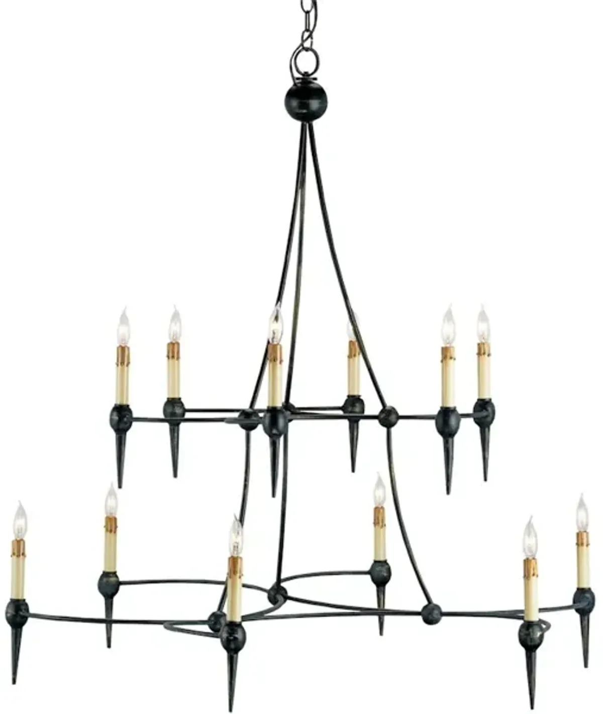 Danielli Black Chandelier