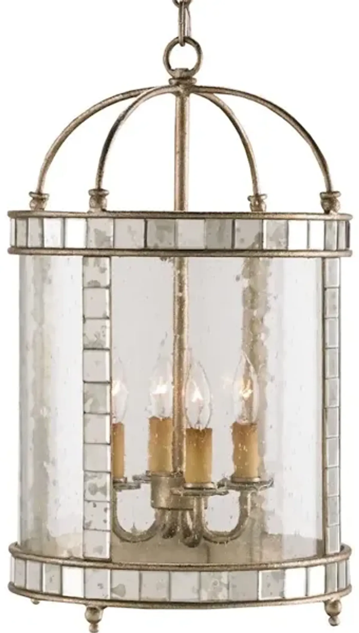 Corsica Small Silver Lantern