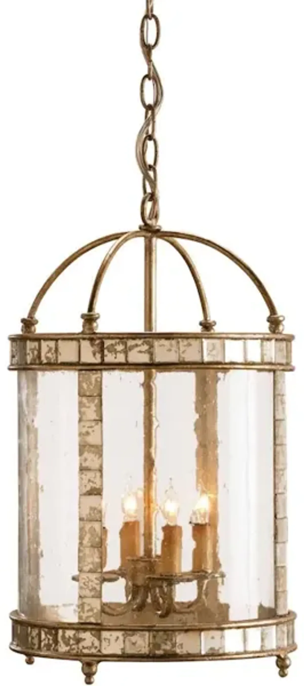 Corsica Small Silver Lantern