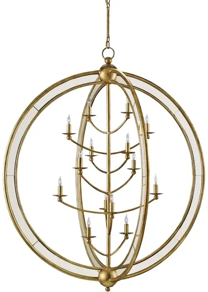 Aphrodite Gold Orb Chandelier