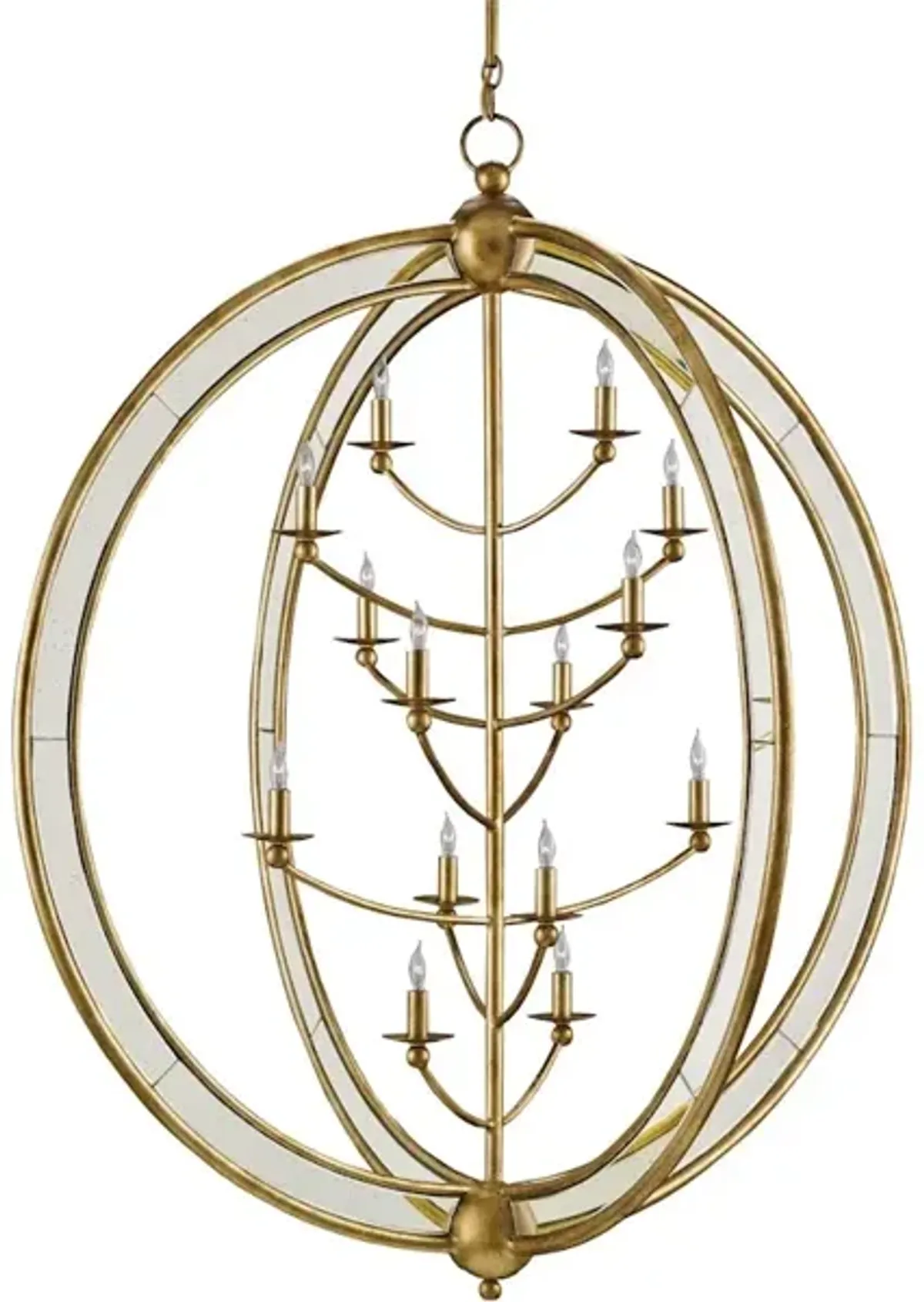 Aphrodite Gold Orb Chandelier