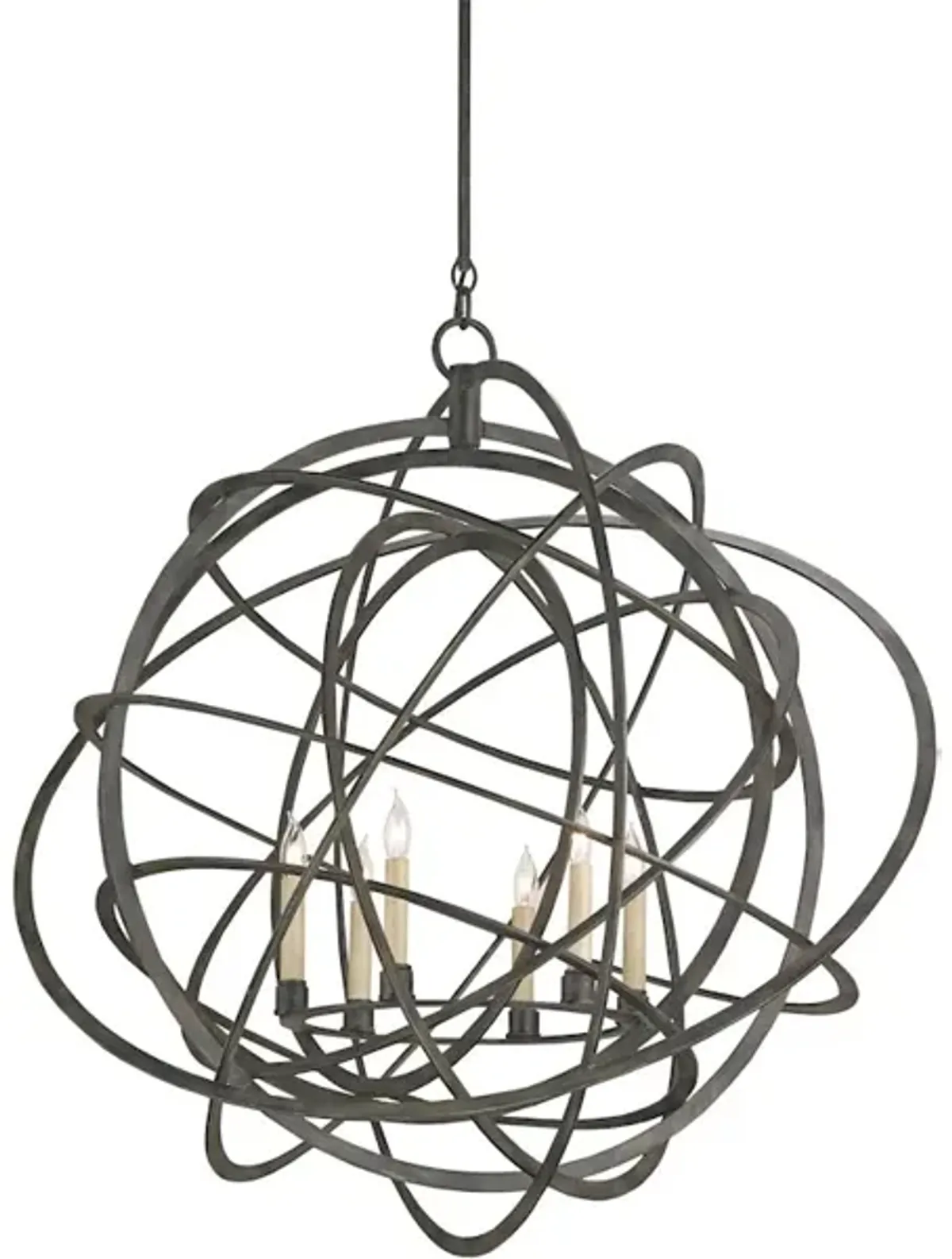 Genesis Black Orb Chandelier