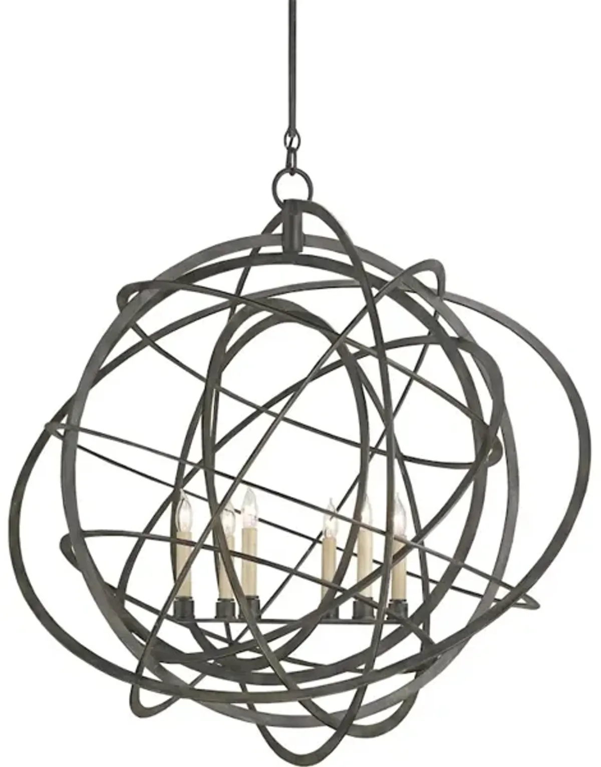 Genesis Black Orb Chandelier