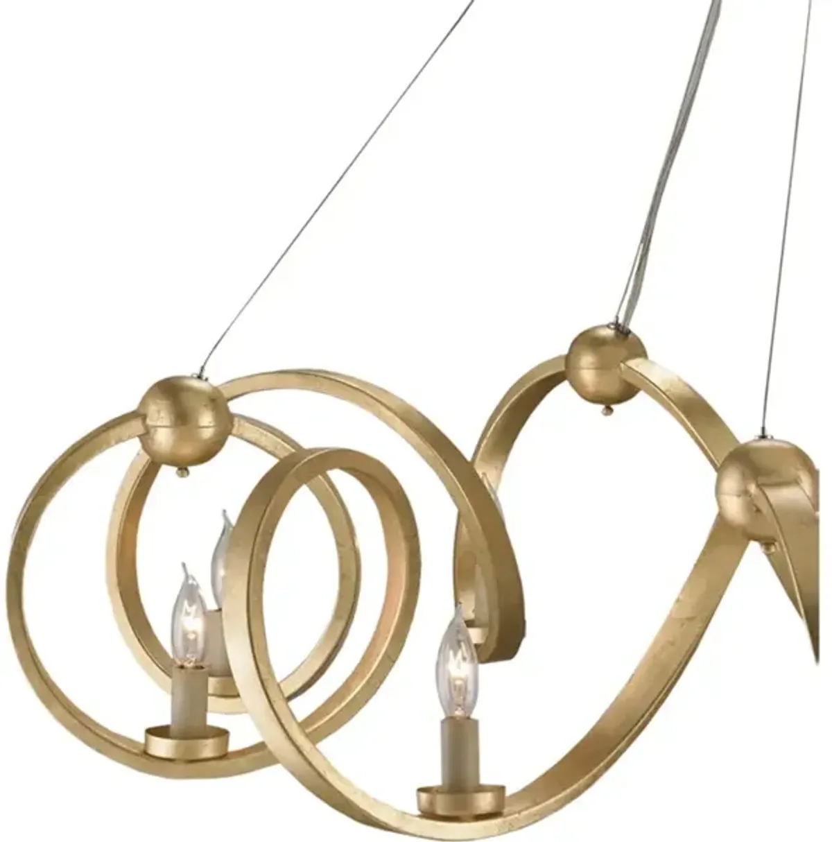 Ringmaster Gold Chandelier