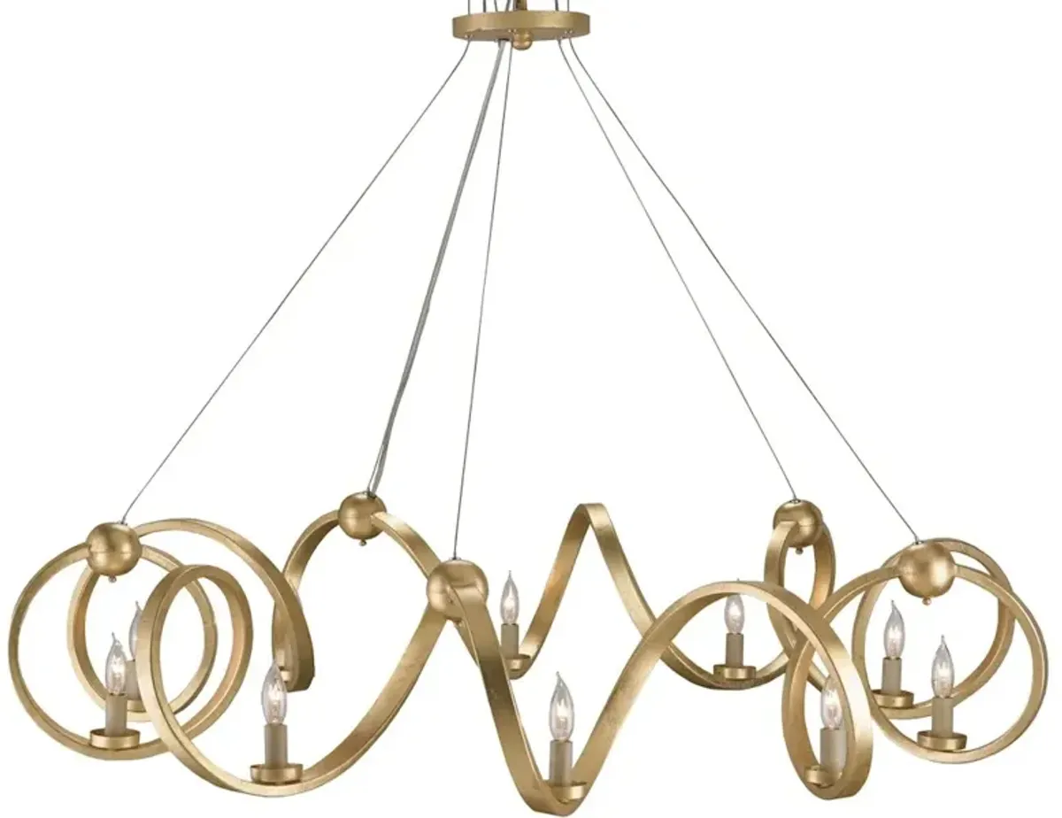 Ringmaster Gold Chandelier