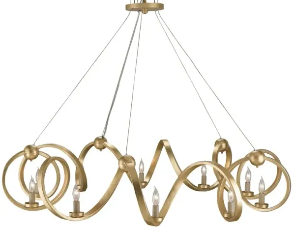 Ringmaster Gold Chandelier
