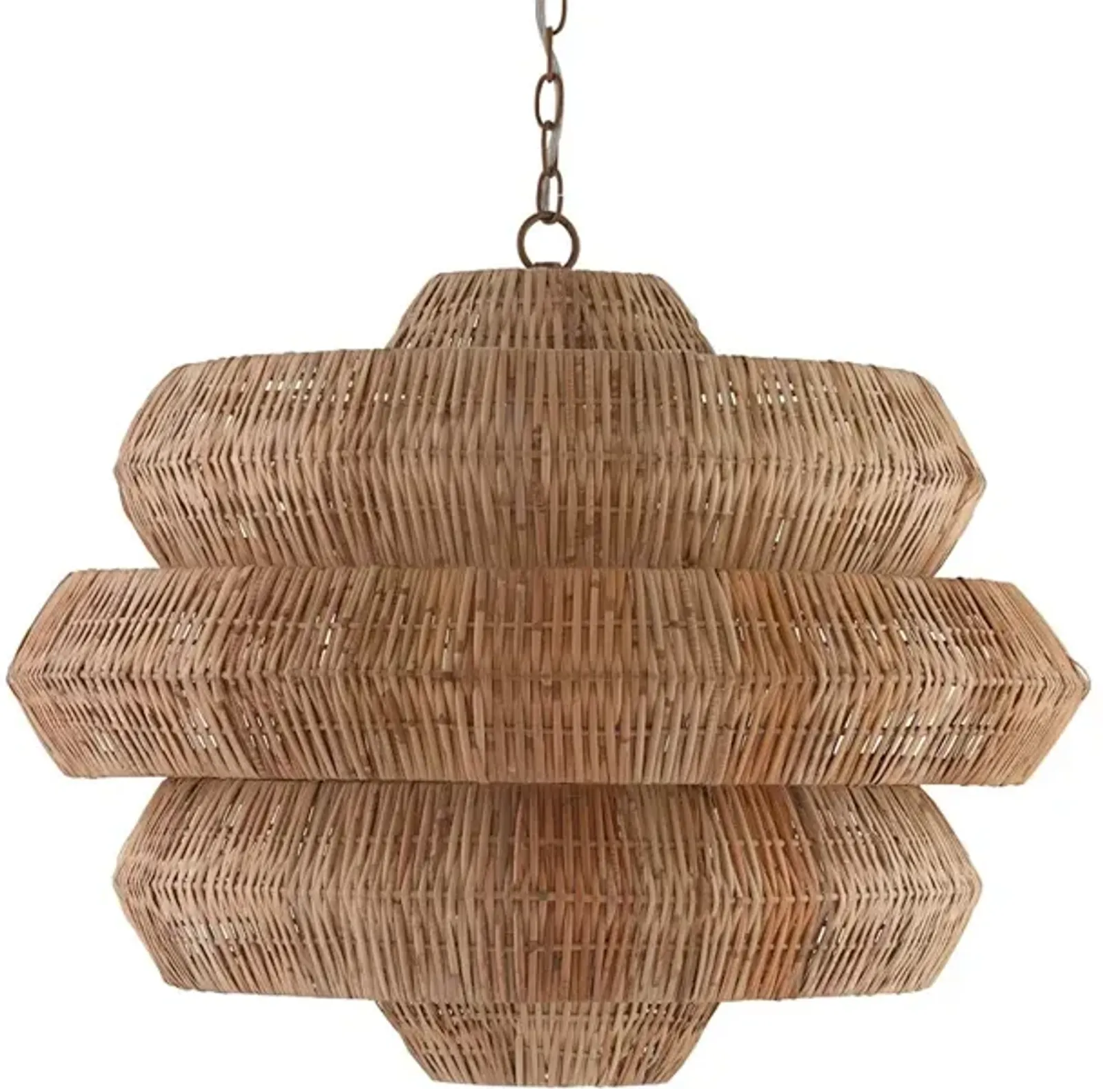 Antibes Medium Natural Chandelier