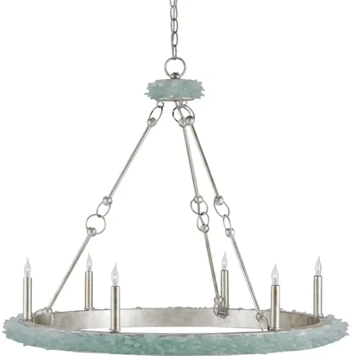 Tidewater Silver Chandelier