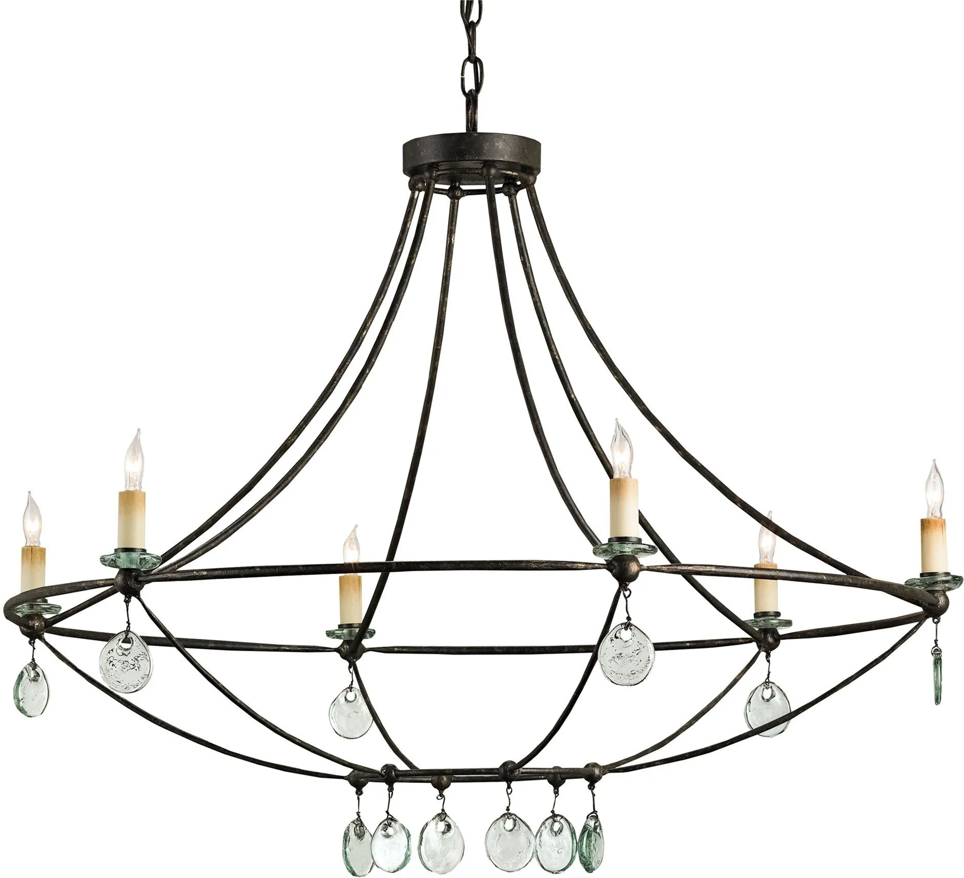 Novella Large Black Chandelier