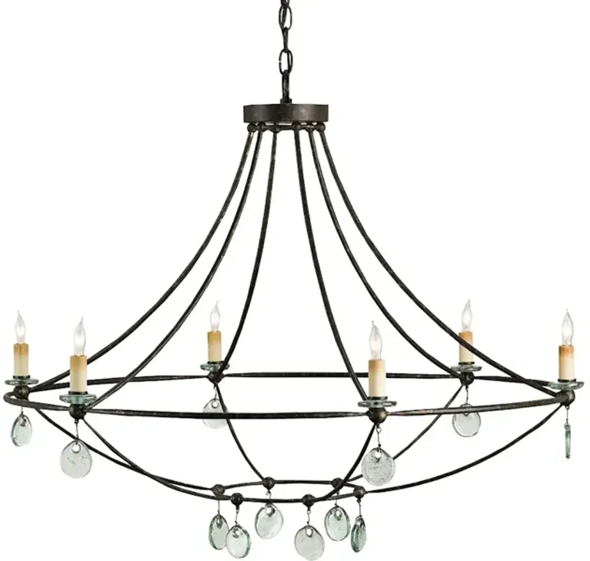 Novella Large Black Chandelier