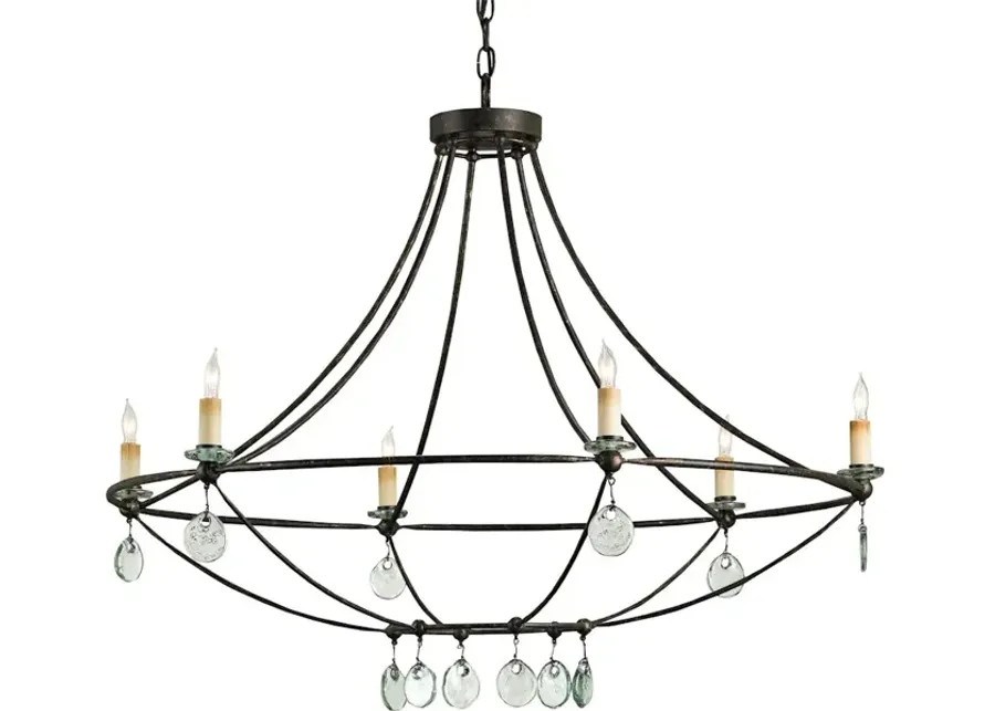 Novella Large Black Chandelier