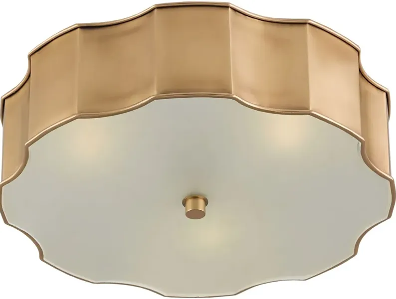 Wexford Brass Flush Mount