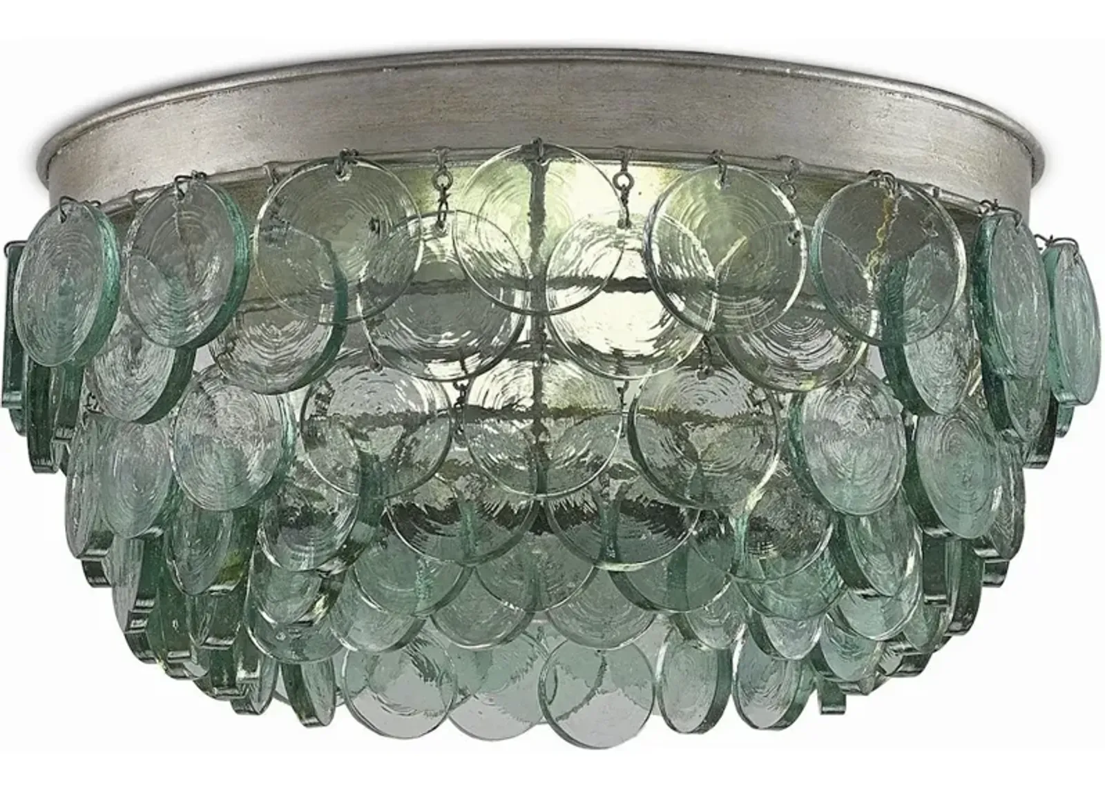 Braithwell Recycled Glass Flush Mount