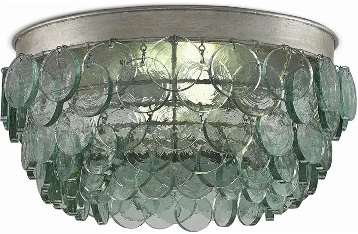 Braithwell Recycled Glass Flush Mount