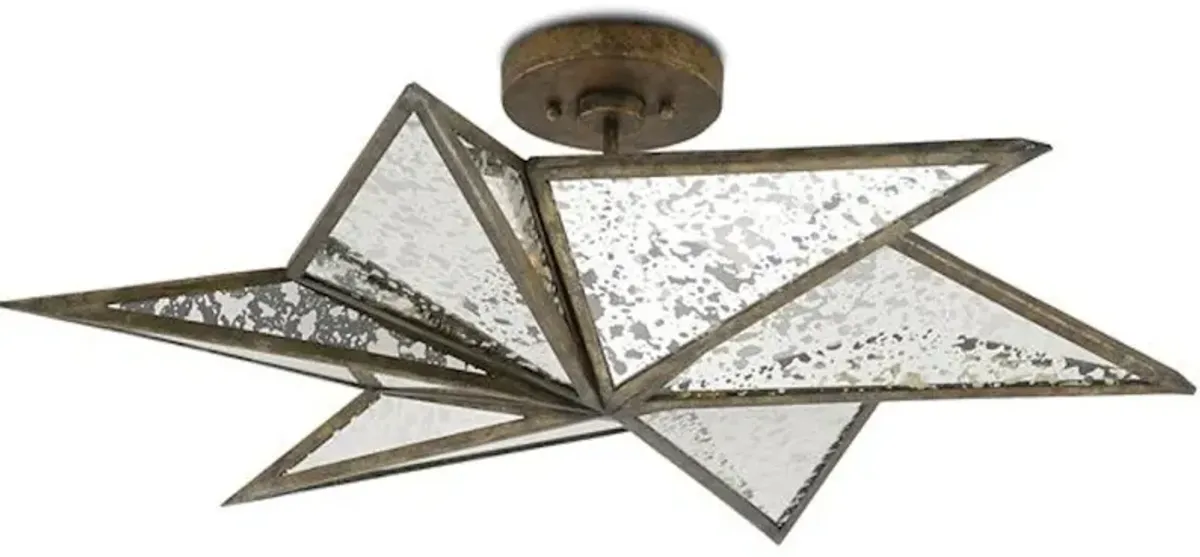 Stargazer Bronze Semi-Flush Mount