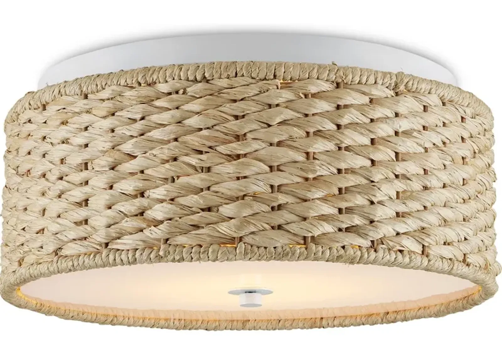 Colchester Raffia Flush Mount