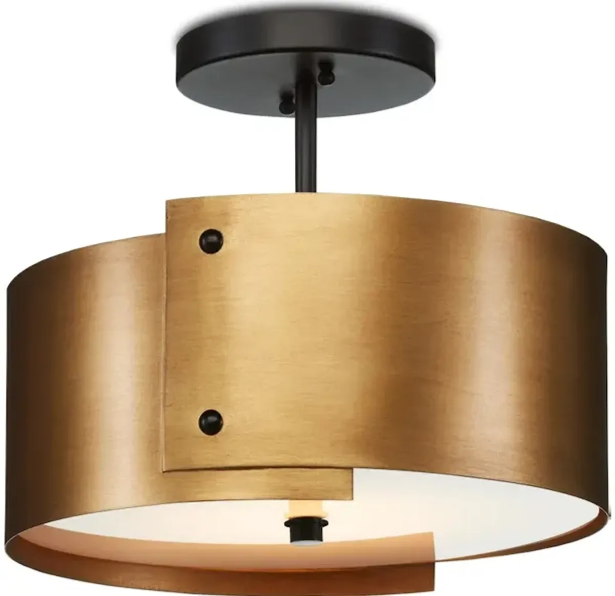 Ritsu Brass Semi-Flush Mount